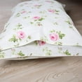 thumbnail image 6 of Lanpei Vintage 3-Pieces Pink Beige Floral Comforter Bedding Sets, King, 6 of 8
