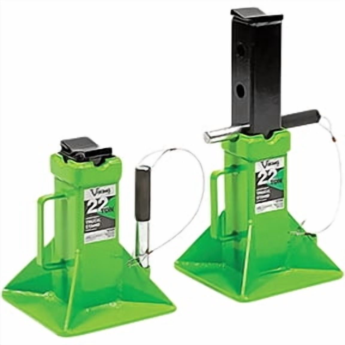 American Forge & Foundry 55220A VIKING 22 TON PIN STYLE TRUCK STAND SET AFF-55220A