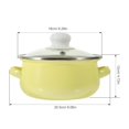thumbnail image 2 of CHOK 3 Pcs Enamel Pot Convenient Cooking Pots Non Stick Pans Para Mujer Calientitos Gas Stove Sauce, 2 of 6