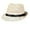 Beige, variant on Elegant Wide Brim Beret Hat For Summer Beach Brown White One Size