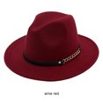 thumbnail image 3 of maskred Chapeaux Élégants et Portables pour les Amateurs de Plein Air Grand Application Chapeaux Trilby Rouge Vin 1Ensemble, 3 of 6