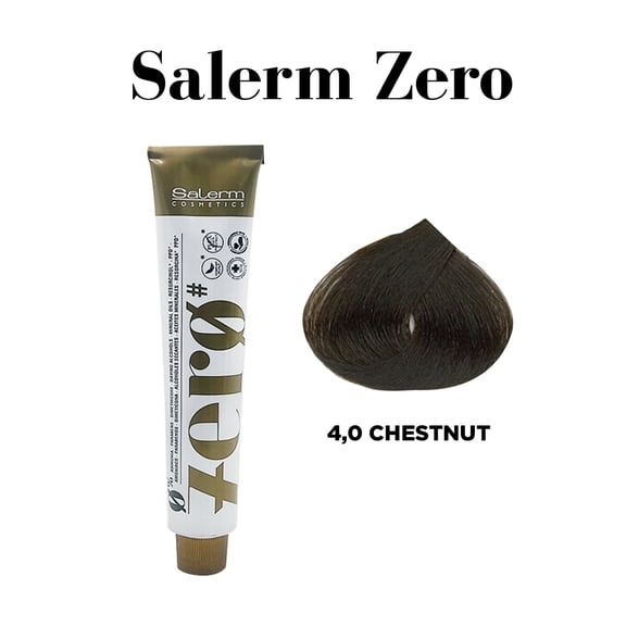 Salerm Color Zero Semi Permanent Coloring Cream ( 4.0 Chestnut )