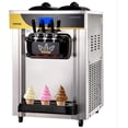 thumbnail image 1 of VEVOR Máquina para hacer helados comercial, rendimiento de 22-30 l/h, máquina de servicio suave para encimera de 2200 W con tolva de 2 x 6 l, panel LCD de 2 l, alarma de escasez de inflado, máquina pa, 1 of 5