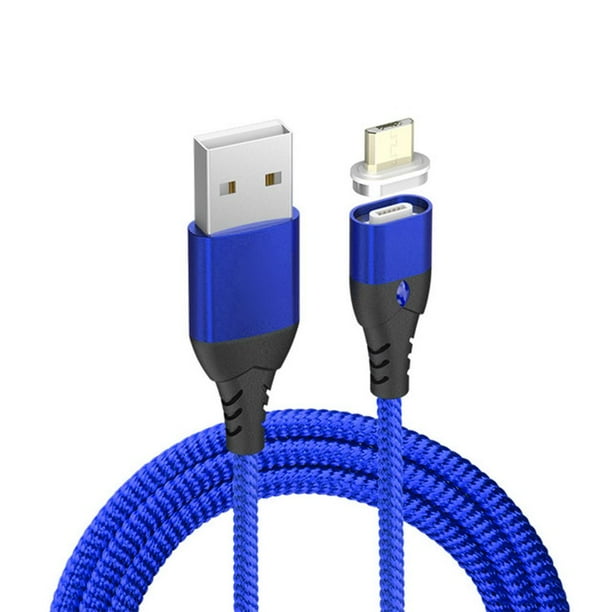 Línea de cable de carga magnética Micro USB Tipo C Reemplazo del adaptador de cargador rápido con imán de 8 pines para iPhone / iPad / Xiaomi / Huawei / Samsung kenally DZ5596-03B