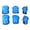 Blue, variant on Endless EL-1028RED Protective Guard Kit for Skating, Cycling & Skateboarding with Knee, Elbow & Wrist Protector - Red