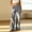Gray, variant on Women's Pants, Corduroy Fabric Button Fly, Wide Leg with Pockets, Loose Fit for Fall