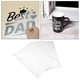 thumbnail image 3 of Papel de transferencia de calor imprimible para camisetas con plancha de telas oscuras y claras, termoadhesivo Blanco 100 piezas, 3 of 9