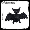 thumbnail image 3 of FEIJIBA Halloween Plush Bat Toy: Winged Design With Playful For Festive Cuddles And Decor, 3 of 7