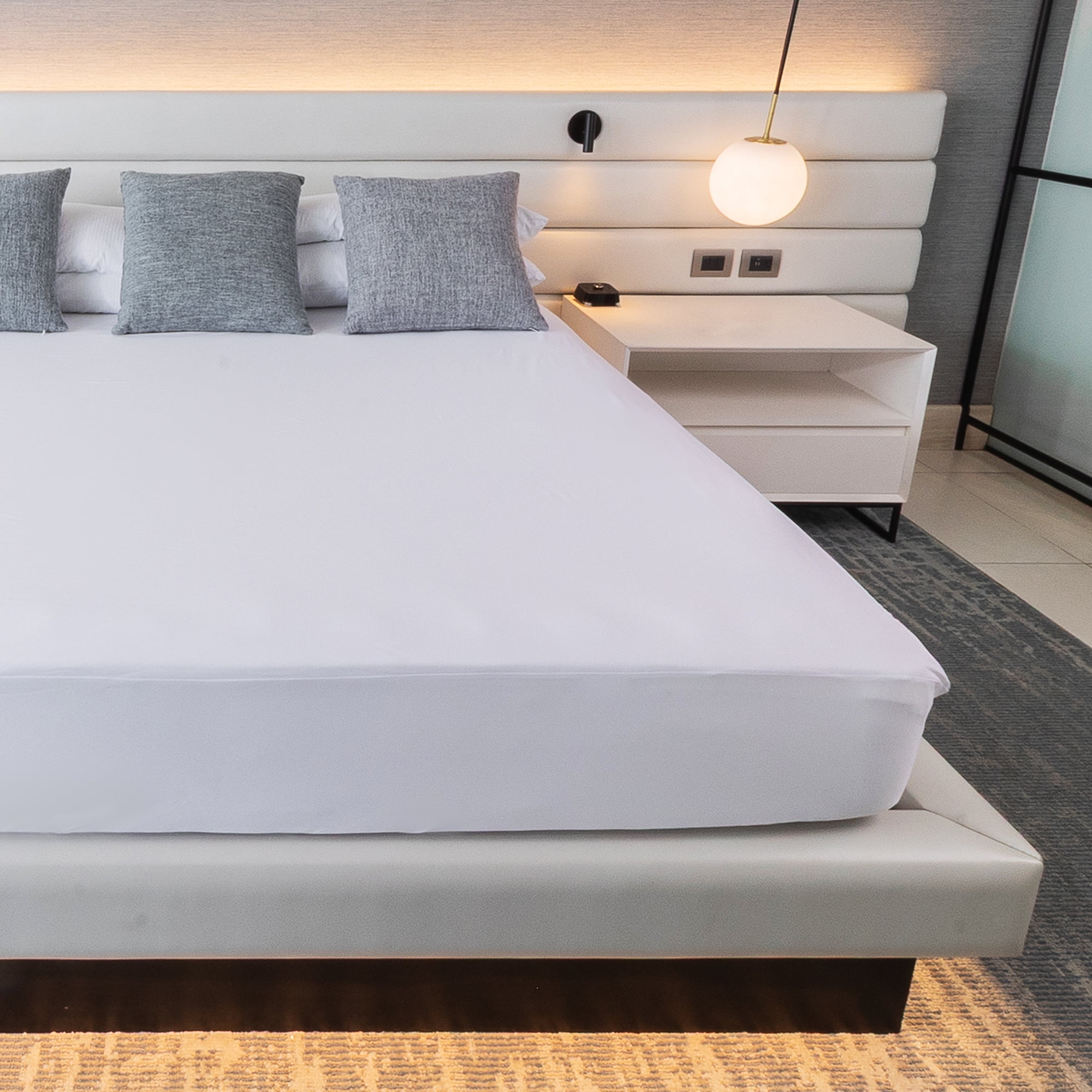 IPure Ultra-Fresh Fitted Mattress Protector For Twin Mattress