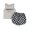 Gray, variant on Aojekbee Toddler Boys Summer Outfits Letter Print Sleeveless Tank Tops Elastic Waist Checkerboard Shorts 2Pcs Clothes Set