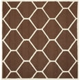 thumbnail image 6 of SAFAVIEH Cambridge Juan Geometric Wool Area Rug, Dark Brown/Ivory, 5' x 8', 6 of 9