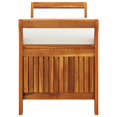 thumbnail image 5 of vidaXL Garden Storage Bench with Cushion 126 cm Solid Wood Acacia, 5 of 5