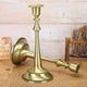 thumbnail image 4 of ZPSHYD Candelabro de Cabeza única de Estilo Europeo Innovador de 2 uds, candelabro decoración de Boda para el hogar para Fiesta, Aniversario(Bronce), 4 of 5