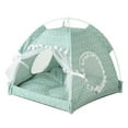 thumbnail image 1 of EIGTHTAIL Foldable Cute Pet Dogs Tent Portable Outdoor Indoor Tent for Cat Puppy Kennel, 1 of 16