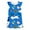 A08-Blue, variant on LRen Easter Dresses for Girls Colorful Print Short Sleeve A-Line Dress Spring Dresses for Girls Casual Girls Easter Dress Easter Gifts