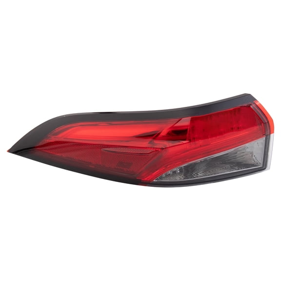 TRQ Outer Rear Left Driver Side Tail Light Assembly Fits 2020 2021 2022 Toyota Corolla XLE 2020 2021 2022 Toyota Corolla XSE