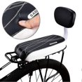 thumbnail image 1 of Bicycle Rear Seat With Back Rest, Soft Cushion For Children Carrier, Mountain Bike Pu Leather Pad, 1 of 4