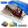 thumbnail image 4 of Heavy Duty Extra Large Storage Bags, Blue Moving Bags Totes with Zippers for Clothing Blanket Storage, Dorm College Moving Supplies Boxes, Clothes Storage Bins Compatible with Ikea Frakta Cart, 4 Pack, 4 of 5
