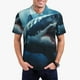 thumbnail image 1 of Fotbe 3D Realistic Shark Camiseta Polo de Golf para Hombre con Estampado – Camisa Deportiva Transpirable con Cuello Abotonado-Large, 1 of 6