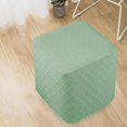 thumbnail image 5 of Stretch Ottoman Cover Furniture Protector Ottoman Foot Rest Cover for Footrest Foot Stool , Green, 5 of 8