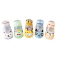 thumbnail image 4 of 5 Pairs Baby Kid Soft Mesh Sheer Ultra Thin Summer No Show Ankle Socks, 4 of 5