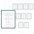 thumbnail image 4 of TrueCraftware-Set of 10 Green 8-1/2” x 11” Single Restaurant Menu Covers 1 Page 2 View Crystal Clear Vinyl Menu Covers Fits A4 Size Paper Menu Folder Menu Book Holders for Bar Cafe Restaurant Book, 4 of 6