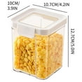 thumbnail image 3 of Mingjia Storage Containers,Storage Box X 1,Airtight Cereal Containers Storage Sealed Cans for Grains and Miscellaneous Grains Transparent Plastic Kitchen Food Grade Nut and Oat Storage Cans, 3 of 9