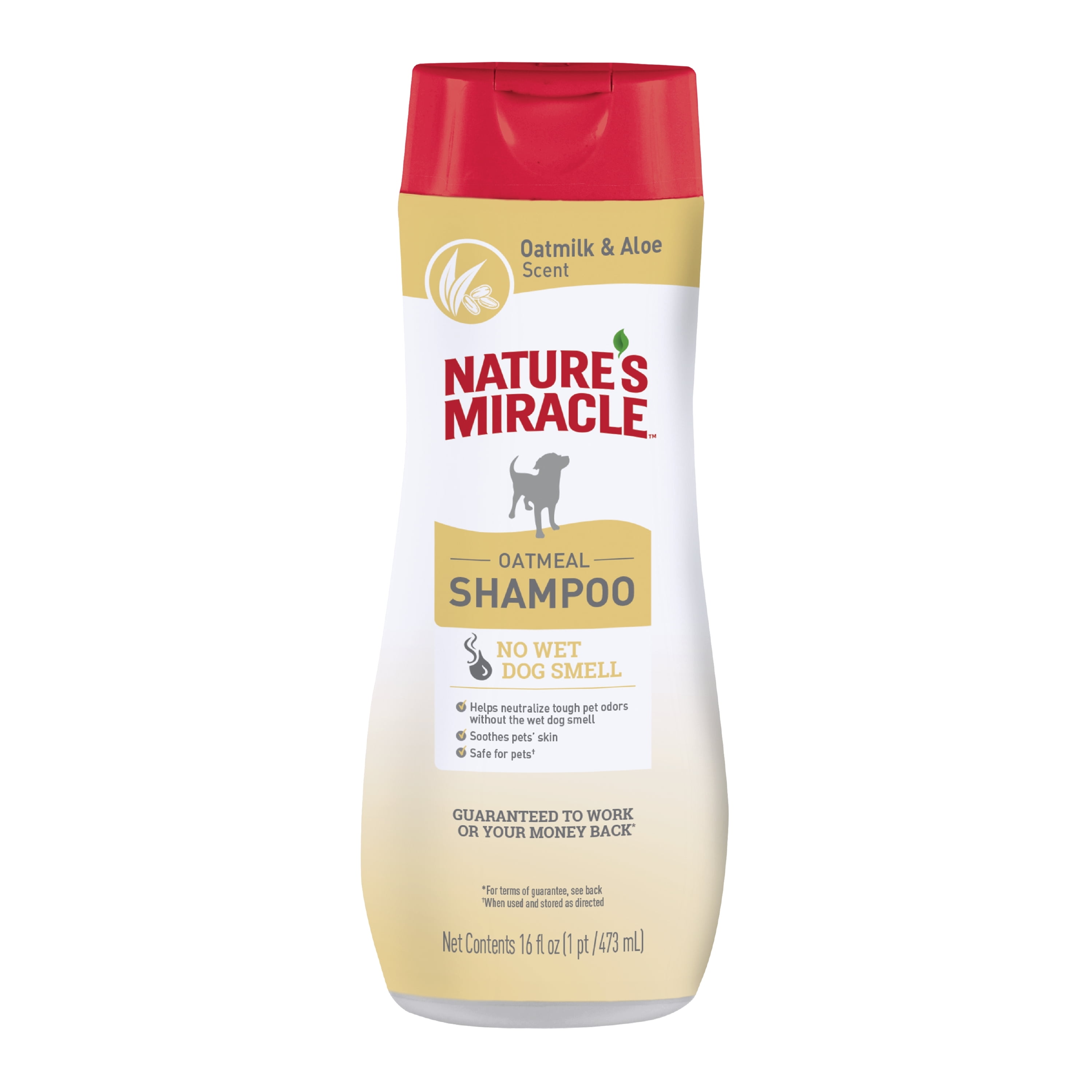 Nature’s Miracle Oatmeal Shampoo For Dogs, 16 Ounces, Oatmilk And Aloe