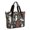 Autumn Halloween Scene, variant on Tote Bag for Women - Pastel Halloween Pattern Shoulder Bag - Large Utility Work Duffle Bag with Zipper Handbag for Travel, Work, Sprots