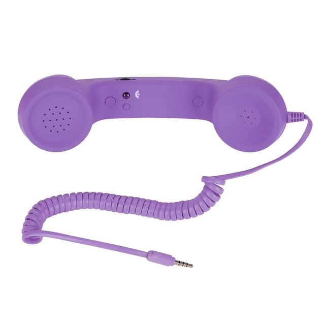Combiné de Téléphone Cellulaire§combiné de Téléphone pour Cellulaire§compliqué de Téléphone Rétro§récepteur de Téléphone Rétro§combiné pour Mobile§combiné Rétro 3,5 mm Combiné de Téléphone Cellulaire USB‐C Anti‐radiation