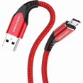 thumbnail image 1 of LujingZ Micro USB Cable 2M - Kindle Fire Tablet Charger Cable UK Nylon Braided Android Short Micro USB Charger Cable for Samsung Galaxy S6 S7 S5 J7 J5 J3 Tablet PS4 Xbox Controller Charging Cable, 1 of 1