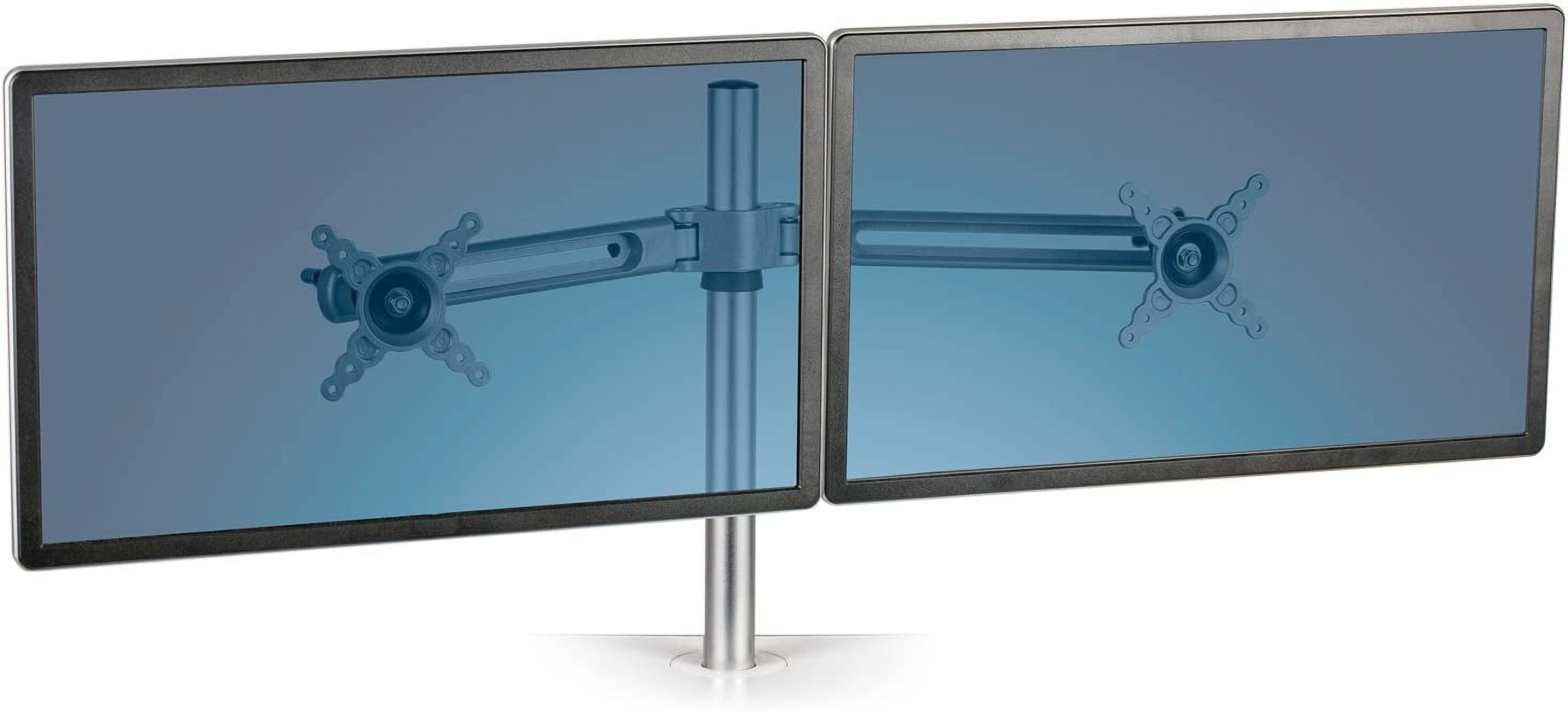 Fellowes Lotus Dual Monitor Arm Kit - Adjustable Mount For Sit-Stand Workstations, VESA Compatible
