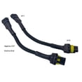 thumbnail image 2 of Rebaydo 2pcs H11 male to H10 female Socket Converter Extension, 2 of 5