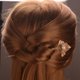thumbnail image 2 of Boda de las mujeres de la chino hojas doradas perlas moño pin pelo Diseño dorado 2 Hugo Palillo del pelo del vintage, 2 of 10