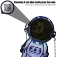 thumbnail image 4 of Compatible with iPhone 14 Astronaut Case with Kickstand Mirror Lanyard Shoulder Strap Case Detachable Glitter Paper Mirror Case for Women Girls Cute 3D Astronaut Bling Case, Blue, 4 of 16