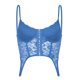 thumbnail image 1 of Camisola de poliéster con espalda descubierta y perspectiva de gasa de malla de color sólido para mujer, 1 of 4