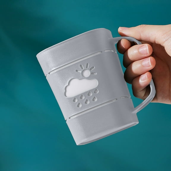 CQCYD under $5 Cute Bathroom Tumbler Cups, Unbreakable Reusable Toothbrush Holders, Plastic Household Drinking Cups, Dishwasher Safe Water Mugs for Couples Friends