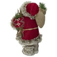 thumbnail image 5 of Northlight 12-Inch Standing Outdoor Santa Christmas Figure with Fur Boots and Presents, 5 of 5