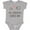 AC-Heather Grey, variant on My Grandpa Loves Me Boys or Girls Baby Bodysuit