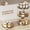 Amber, variant on 12in 2 Tier Lazy Susan Organizer Large Rotating Spice Rack for Cabinet Kitchen Pantry Countertop Bathroom Vanity Medicine Cabinet Storage Tray Holder