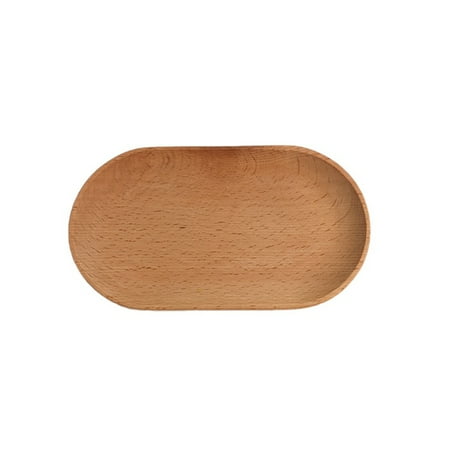 

Wood Serving Tray Japanese Oval Beech Small Wooden Disc Circular Wooden Dessert Plate Cake Tray Round Wooden Dessert Dish Cake Tray Oval Small