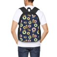 thumbnail image 4 of Fotbe Sloth with Donuts Mochila para Hombre y Mujer - Tela Oxford 600D Resistente - Mochila Impermeable de Gran Capacidad para Escuela, Viajes y Senderismo, 4 of 6