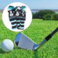 thumbnail image 4 of Cubierta de la cabeza del club de golf shamjiam 3pcs Knit Golf Driver Covers Cuello Headcover, 4 of 9