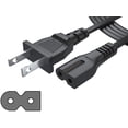thumbnail image 2 of Cable de alimentación polarizado PWR+ 6 pies 2 clavijas para Bose-Companion 3 5 SoundDock 10 SoundTouch 20 30 Acoustimass 15 16 Solo 15 Series II, 2 of 2