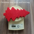 thumbnail image 3 of 4 Pcs/ensemble Porte-Couverts de Noël Outil de Tranchage de Vacances Cheminée Murale Centre de Table Fourchette Cuillère Sac de Rangement Décor de Festival de Vacances Rouge, 3 of 5
