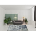 thumbnail image 2 of 8' X 10' Taupe Abstract Power Loom Distressed Stain Resistant Area Rug, 2 of 4
