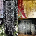thumbnail image 5 of 10pcs Sparkle Sequin Beaded Curtain Door String Curtains, Plastic Doorway Curtain Door Window Decor Room Divider for Home Festivals Birthday Valentine Wedding Party Decorations (Blue), 5 of 5