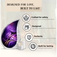 thumbnail image 4 of Purple Design Pattern Tiny Urn For Ashes Adult Mom And Dad - Large Cremation Urns For Human Ashes Adult Men - Miniature Urns - Decorative Memorial Gifts Ash Urn 10Inch And 3Inch 2 Keepsake, 4 of 7