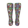 thumbnail image 6 of Kdxio Daisies Flowers Funny Silky Novelty Funky Long Knee High Socks Soft 3D Print Cosplay Crazy Stockings for Men Women, 6 of 8