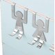 thumbnail image 4 of Gancho de metal para puerta de armario (plateado, 2 unidades), 4 of 5